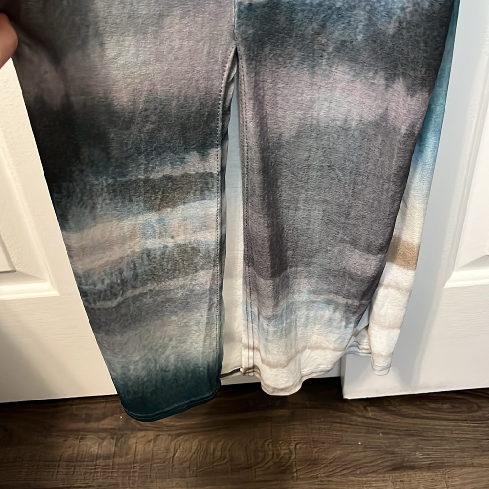 NWT PrettyLittleThing Teal Ombré Print Stretch Bodycon Maxi‎ Dress Size 2 - Picture 6 of 7